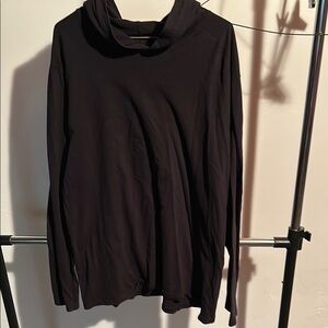 Black Long Sleeve tee with hood